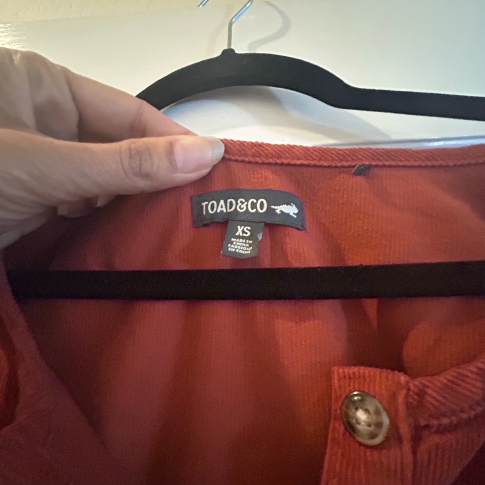 Toad & co scouter cord tiered dress - Picture 3 of 5